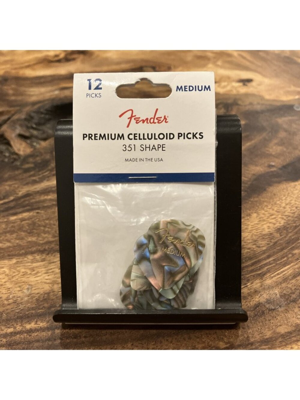 FENDER Premium Celluloid Picks (12) 351 Shape MEDIUM - NEW